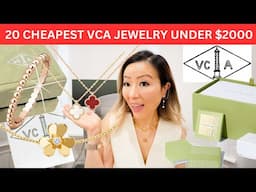 20 CHEAPEST VCA JEWELRY UNDER $2000 | CHEAPEST VCA JEWELRY TO BUY NOW |Cheapest fine jewelry