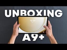 SAMSUNG Galaxy Tab A9 Plus Unboxing (Amazon Samsung Tablet Unboxing)