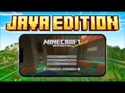 How to Play Minecraft Java on Mobile! | Minecraft Java 1.21+ | Android & IOS