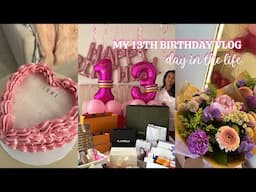 13TH BIRTHDAY VLOG + MINI HAUL *long awaited*