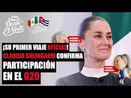 ¡Su primer viaje oficial! #claudiasheinbaum confirma participación en el #G20