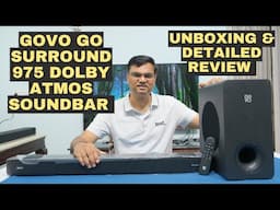 Govo GoSurround 975 Dolby Atmos Soundbar | 2.1.2 | Unboxing, Detailed Review and Dolby Atmos Test