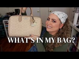 UNBAG MY BAG | WHAT'S IN MY COACH PURSE! 🫣#LET’S-ORGANIZE