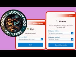 HOW TO COMPLETE THE OOGITY BOOGITY BOO CHALLENGE | scare someone to death after age 80 | Bitlife