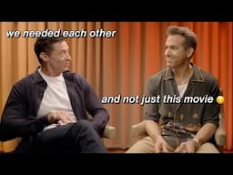 Ryan Reynolds and Hugh Jackman being the ultimate bromance for 5 minutes