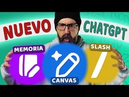 CAMBIOS en ChatGPT - NUEVAS FUNCIONES MUY POTENTES [ CANVAS - MEMORIA - BUSCAR - RAZONAR - RETRATA ]