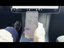 TESLA TIPS | Share Destination From Your Phone (Google Maps)