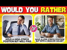 Would You Rather? Jobs Edition Hardest Choices 🧑‍🔬👷 | Random Quizzes