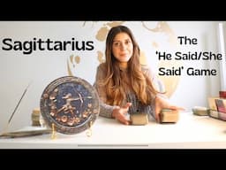 SAGITTARIUS ❤️‍🔥The 'HE SAID/SHE SAID' ❤️‍🔥 Game - December 2024 Tarot Reading