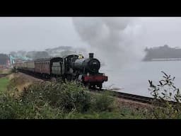 7827 'Lydham Manor's climbs pass Goodrington - Paignton & Dartmouth Steam Railway 15/08/24