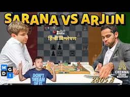 Arjun Vs Sarana Full Game ! वो खेल जिसने बनाया अर्जुन को दुनिया का नंबर 2 खिलाड़ी !