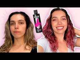 Dyeing My Hair PINK with Arctic Fox Virgin Pink