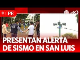 San Luis instala sistema de alerta sísmica para emergencias | Primera Edición | Noticias Perú