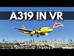 The NEW A319 in Virtual Reality | Aerofly FS 4