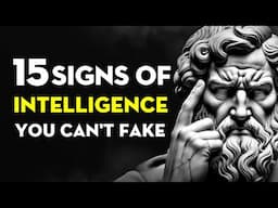 15 Genuine Signs Of Intelligence You Can't Fake | Stoicism