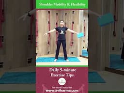 5 Min Shoulder Mobility Exercise #dailyyoga  #shoulderworkout #shoulderflexibility #shouldermobility