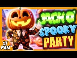 🎃17-Minute Halloween Party with Jack O'Lantern: Just Dance, Exercise & Yoga!🎃Brain Break for kids