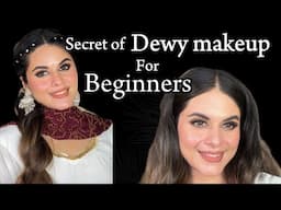 😍Dewy Makeup For Beginners in this Winter Season❄️ #makeupforbeginners #wintermakeup #makeuptips