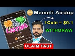 Memefi Airdrop Claim and Withdraw | Memefi Coin price ? | Memefi New Update