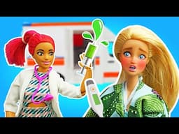 A Boneca Barbie Fica Doente e Precisa de Socorro! Vlog da Barbie