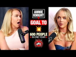 Annie Knight’s Goal to💥 600 People in One Year!