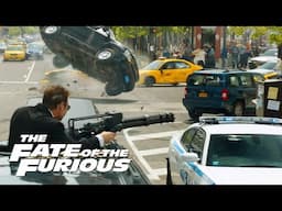 Raining Zombie Cars - FATE of the FURIOUS 8 (MB limo vs traffic)