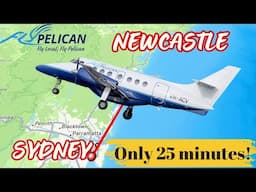 FlyPelican - Is Sydney’s Shortest Flight Actually Worth It? 25 minutes Sydney to Newcastle.