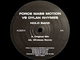 Force Mass Motion Vs Dylan Rhymes – Hold Back (Original Mix)