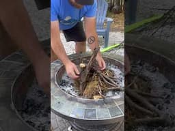 NPC shows how to build fire #npc #shorts #tutorial #howto