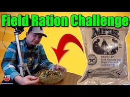 "Full-Gundog" MRE Challenge (CAN I EAT IT ALL?) Gundogging it to the Max Meal Ready To Eat Trial