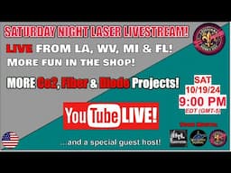 Saturday Night Laser Livestream!