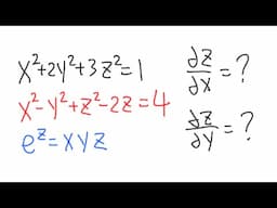 The calculus 3 version of implicit differentiation