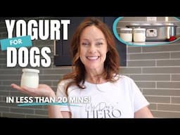 How to Make Yogurt for Dogs | Best Homemade Probiotics | DIY DAIRY-FREE & DAIRY-BASED Recipes