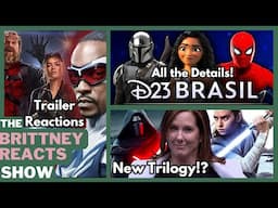 Disney D23 Announcements! | New Marvel Trailer Reactions | New Star Wars Trilogy? | + More