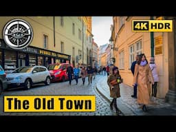 Prague Walking Tour through the Old Town 🇨🇿 Сzech Republic 4k HDR ASMR