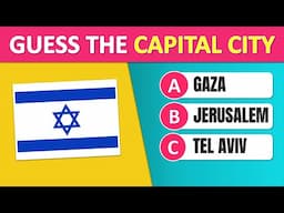 GUESS THE CAPITAL CITY OF THE COUNTRY | CAPITAL CITY QUIZ 2024