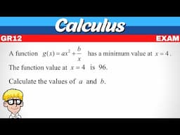 Calculus Grade 12 Exam Questions