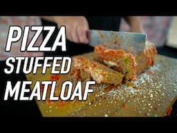 The Ultimate Stuffed Meatloaf - Pizza Stuffed Meatloaf