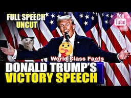 Full Speech Uncut: Donald Trump’s victory speech as he wins US Presidential Election for 2nd Tme WCF