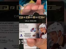 Cale Makar premier signatures acetate rookie auto hit #hockeycards #upperdeck #spauthentic