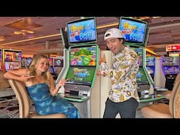 Watch My Wife WIN BIG On Slots In Vegas For 2 Hours Straight!