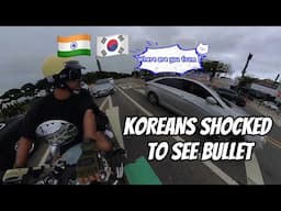 Koreans shocked to see Royal Enfield bullet in south kore🇰🇷 daily vlog 4