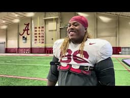 Alabama DL Tim Keenan Interview | Auburn Game Week