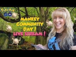 MANKEY COMMUNITY DAY! Pokémon GO LIVE!