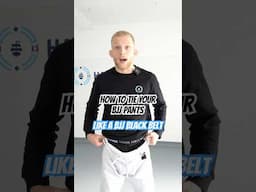 How to tie your BJJ pants! - Haven BJJ Rotterdam #bjj #bjjblackbelt #brazillianjiujitsu #jiujitsu