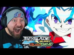 LUI IS BACK WITH A VENGEANCE!!! FIRST TIME WATCHING - Beyblade Burst QuadDrive Episode 12 REACTION