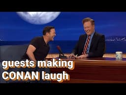 Guests making Conan laugh | COMPILATION