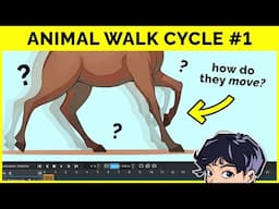 🔴 How to Animate a WOLF Walk Cycle | Part 1 🐺