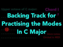 Backing Track for Practising the Modes in C Major