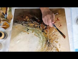 Throwing Paint! The Surprising Turnaround of My Textured Art Piece